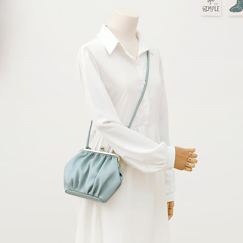 Pleated Fashion Shoulder Women's Cross-body Bag