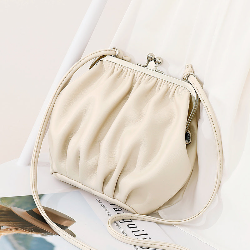 Pleated Fashion Shoulder Women's Cross-body Bag
