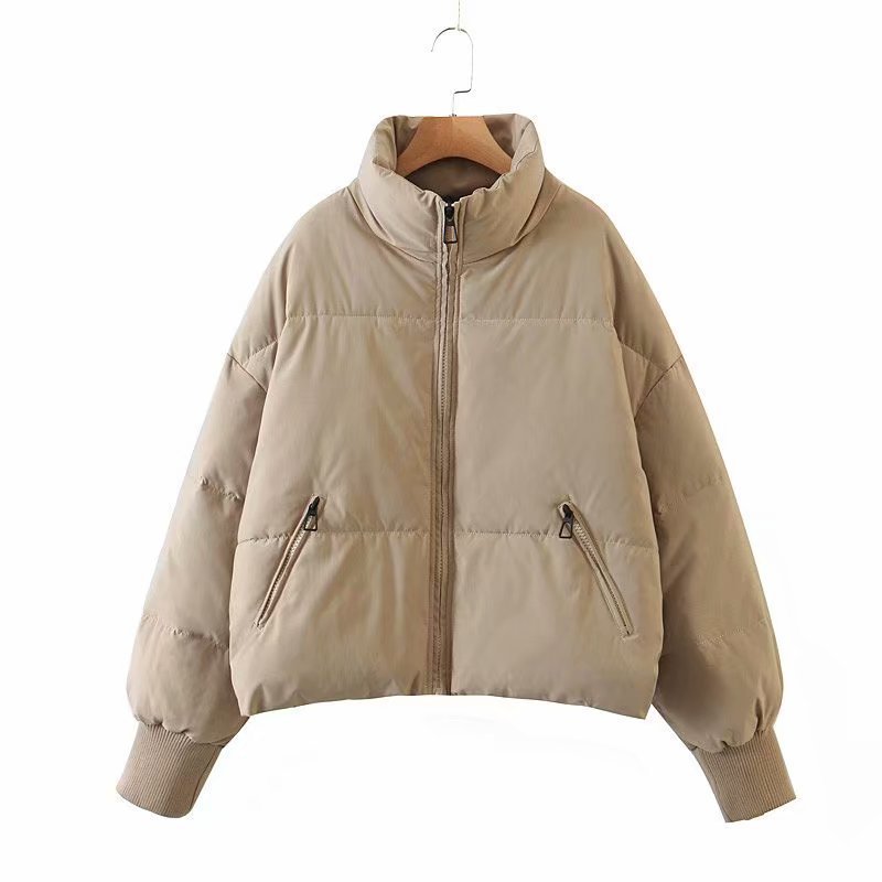 Women's Urban Leisure Versatile Stand Collar Puffer Jacket