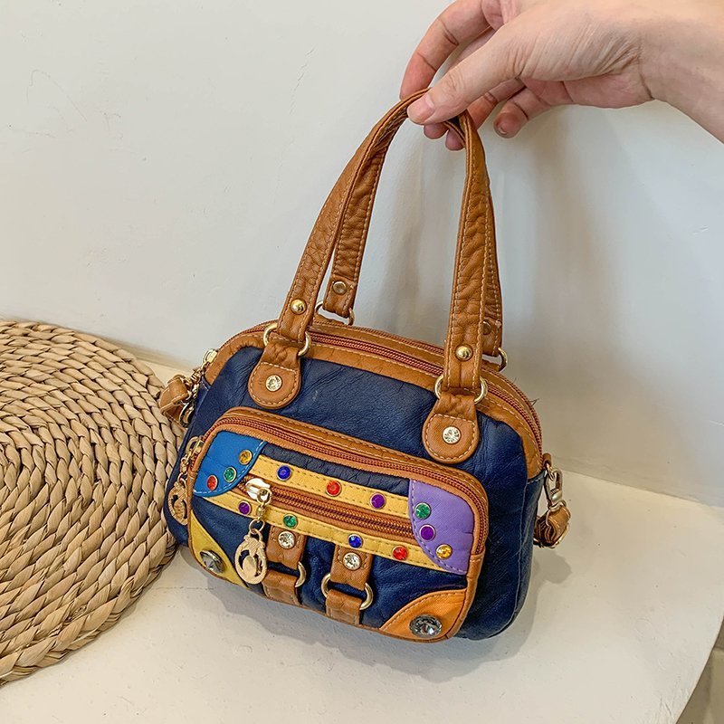 One Shoulder Cross Body Small Square Bag