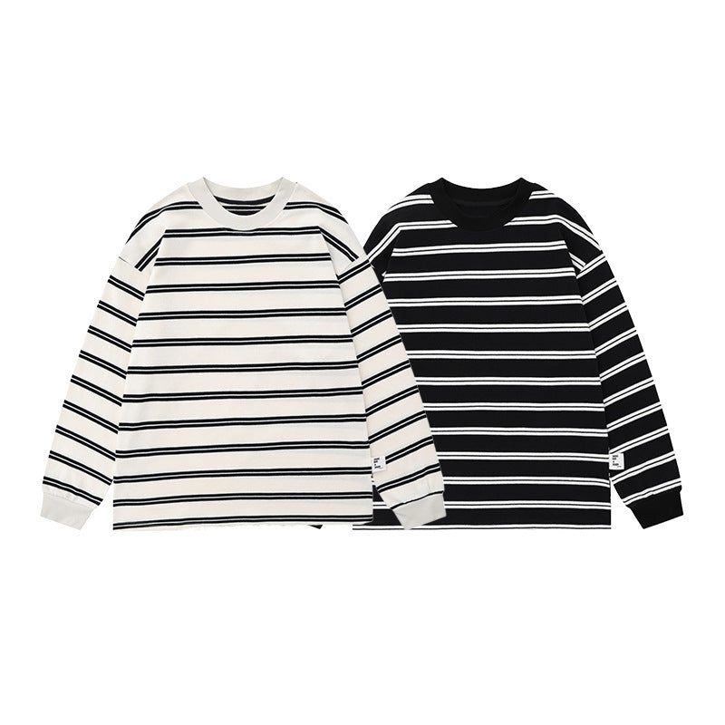 Long Sleeve Early Autumn All-matching Pullover Loose Couple
