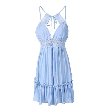 Waist lace dress