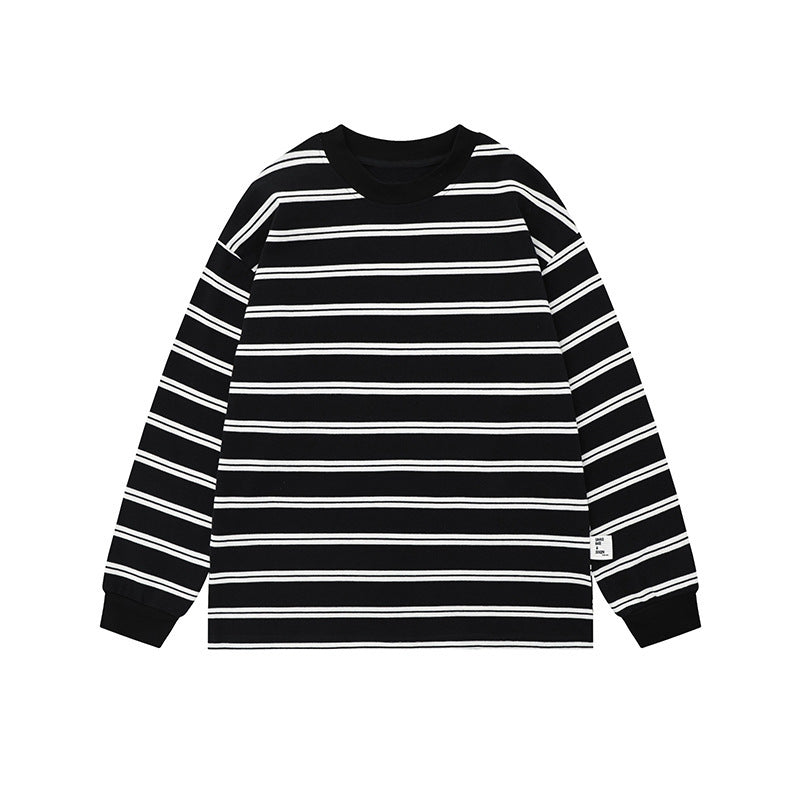 Long Sleeve Early Autumn All-matching Pullover Loose Couple