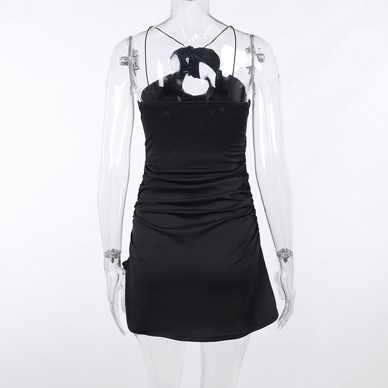 Women's Slim-fit Halter Dress