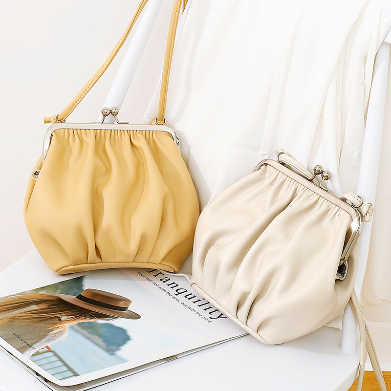 Pleated Fashion Shoulder Women's Cross-body Bag